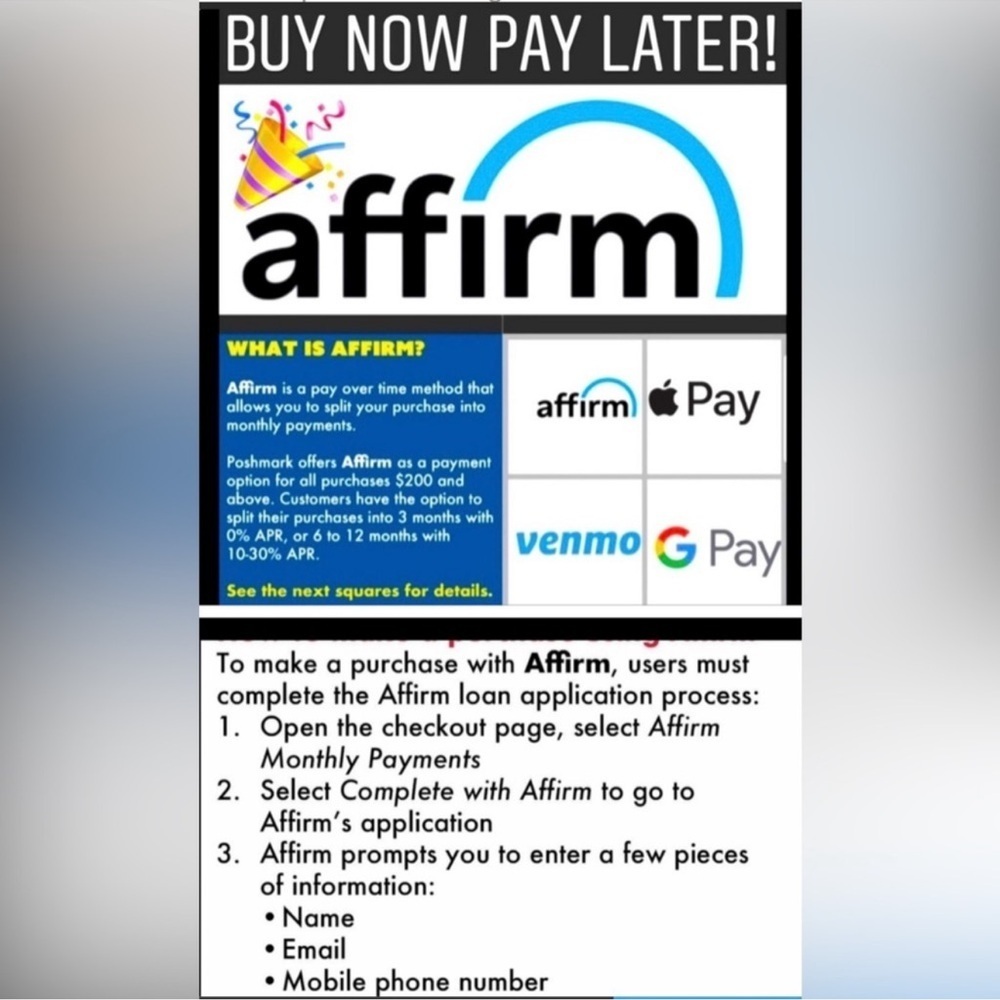 COPY - Buy now Pay Later with Affirm - Picture 3 of 5